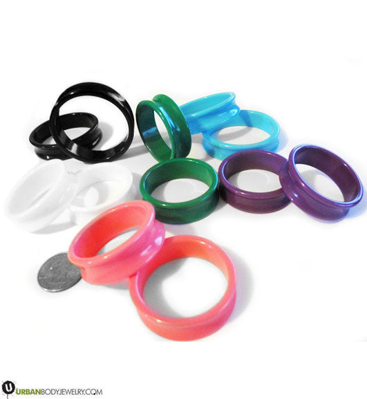 Large Gauge Acrylic Color Tunnels