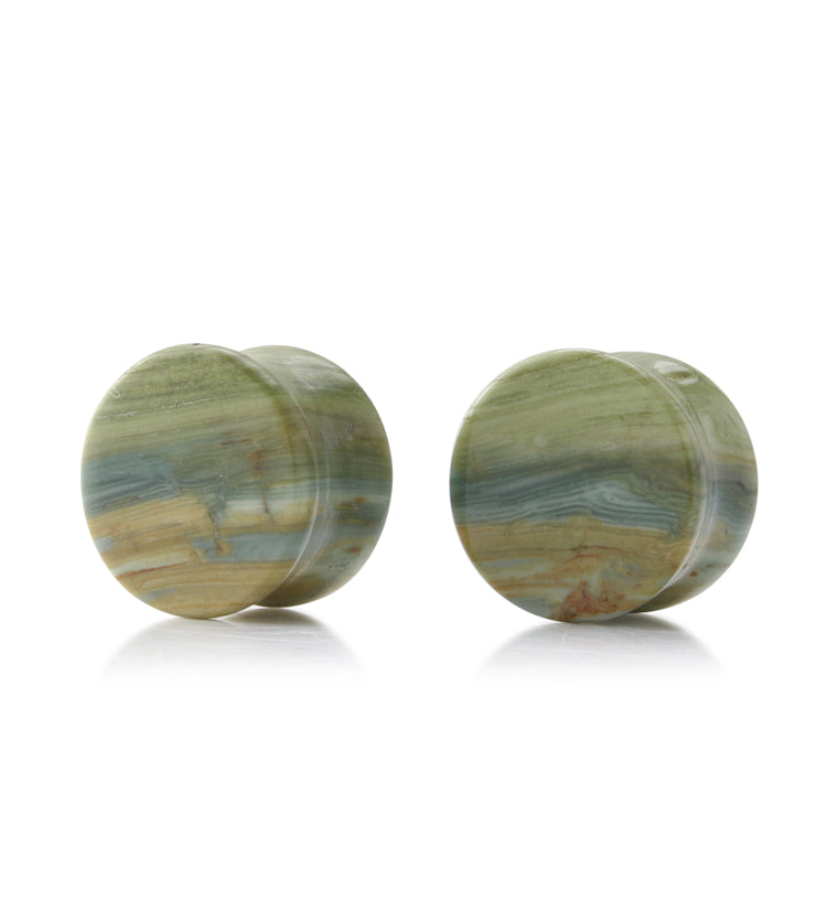 Larsonite Stone Plugs 5/8" (16mm) - Version 1