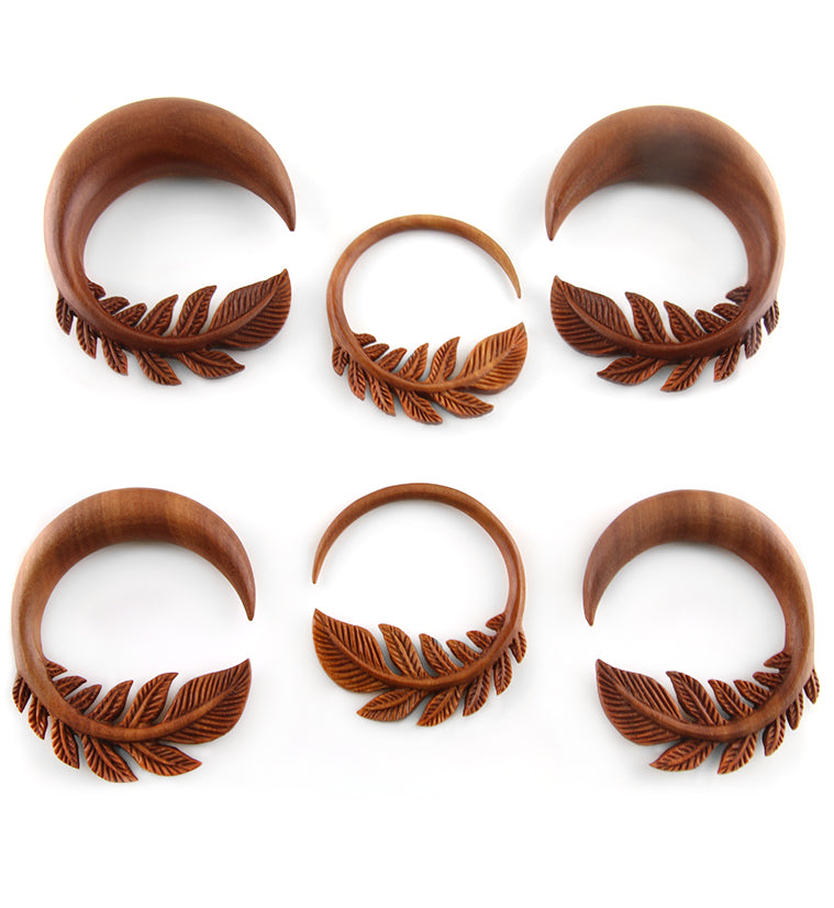 Foliage Wooden Spiral Hangers
