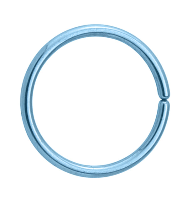 Light Blue Niobium Seamless Ring