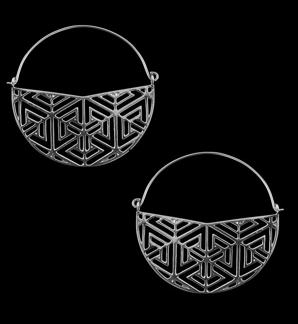 Silver Limit Titanium Hangers / Earrings