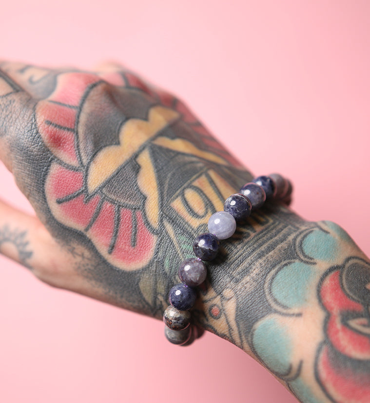 Lolite Stone Bracelet