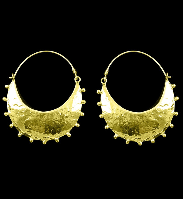 Lune Brass Earrings / Hangers