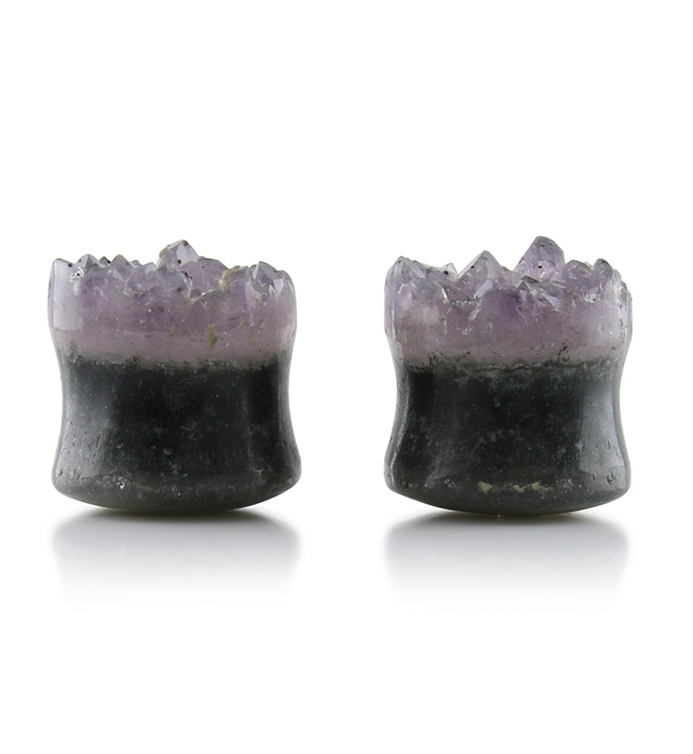 Raw Amethyst Plugs 19/32" (15mm) Version 5
