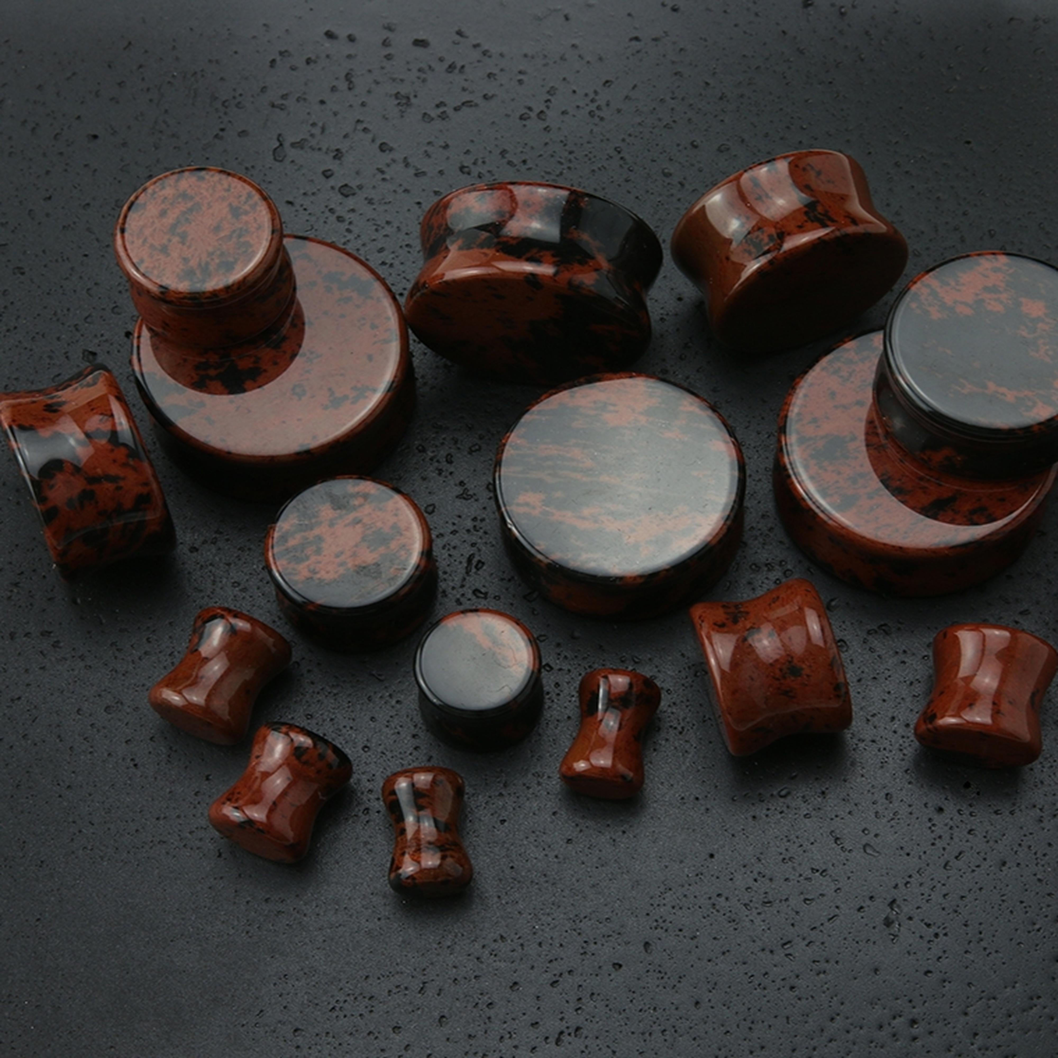 Mahogany Obsidian Plugs