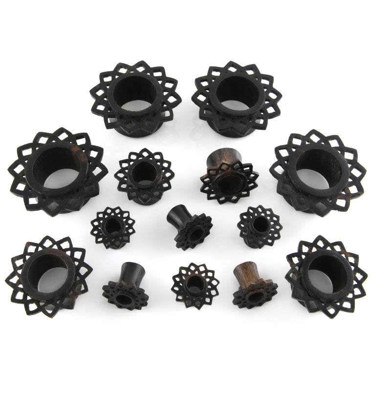 Mandala Flower Areng Wood Tunnels