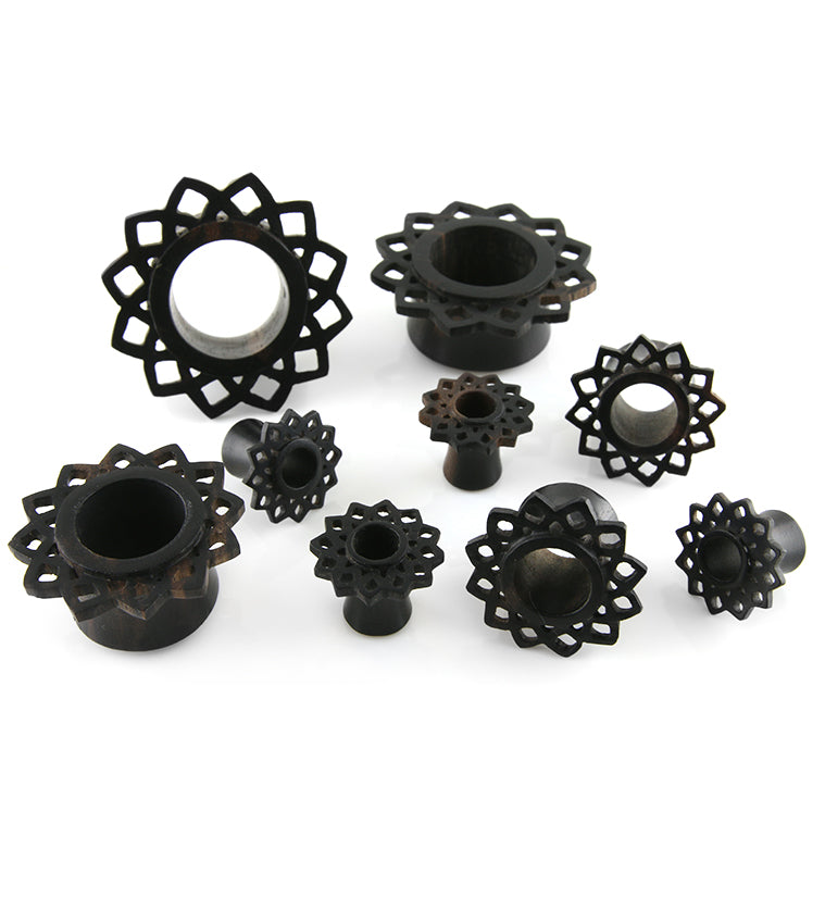 Mandala Flower Areng Wood Tunnels