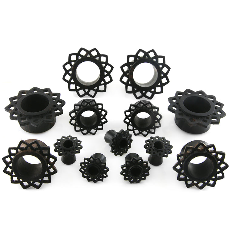 Mandala Flower Areng Wood Tunnels