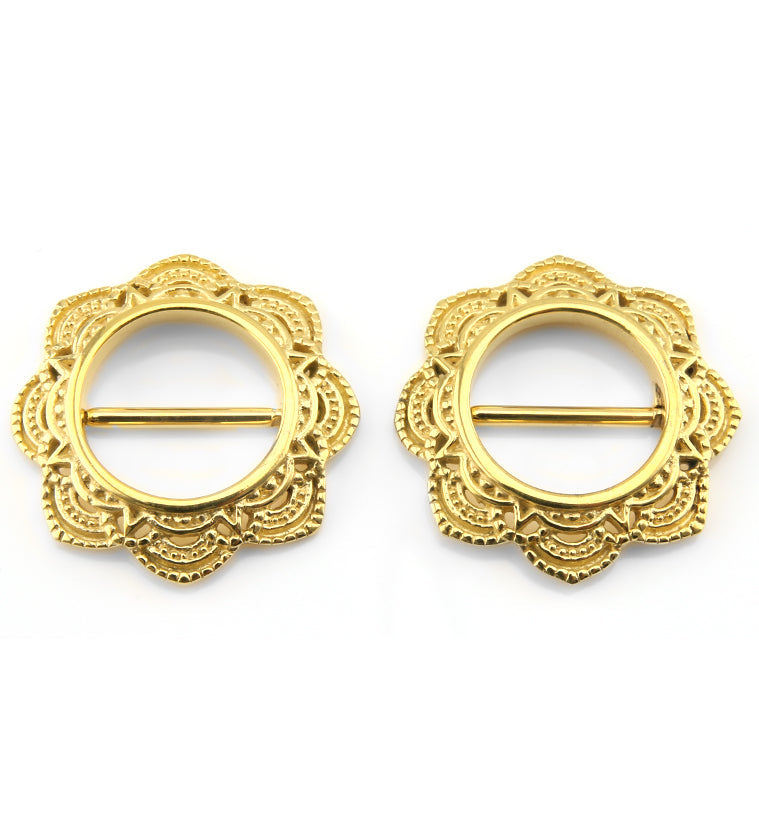 Mandala Nipple Jewelry Ring