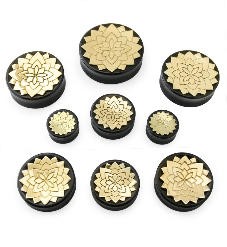 Mandala Obsidian Plugs