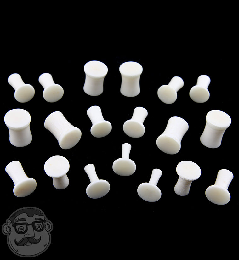 Bone Mayan Flare Plugs