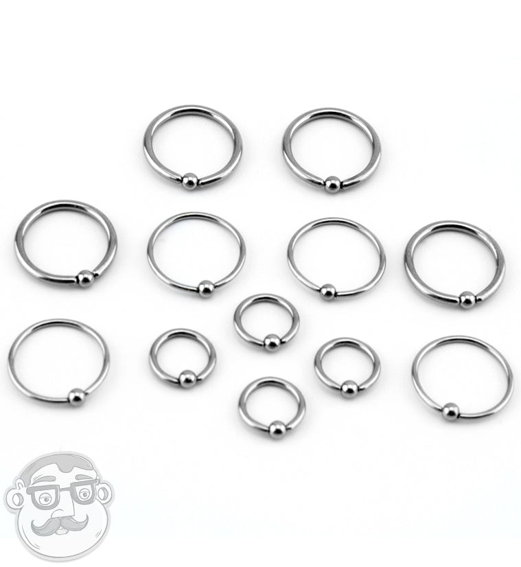 Micro Ball Stainless Steel Captive Ring
