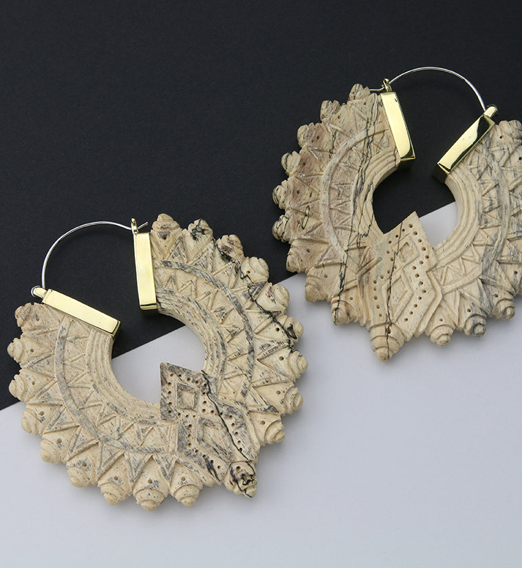 Midway Tamarind Wooden Hangers / Earrings