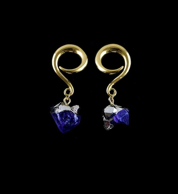 Mini Amethyst Chunk Ear Weights