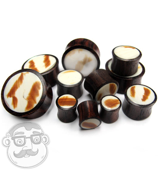 Cukli Shell Inlay Wooden Plugs