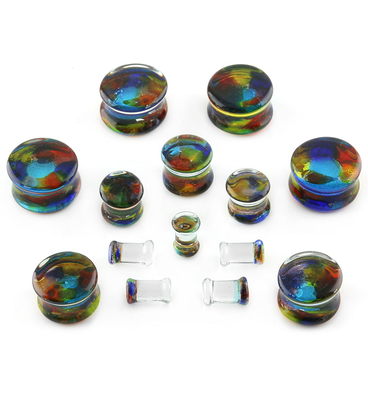 Mosaic Glass Plugs