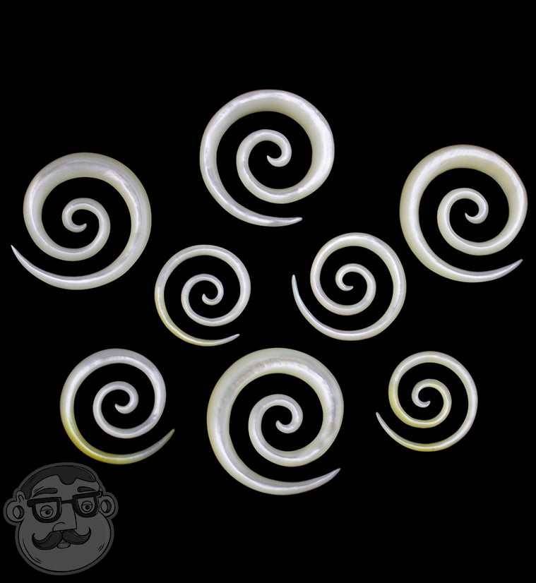 Mother of Pearl Spirals