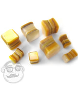 Mother of Pearl Square Plugs