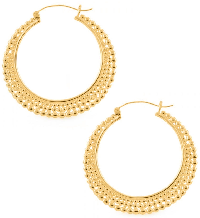 18G Rosary Hoop Earrings / Hangers