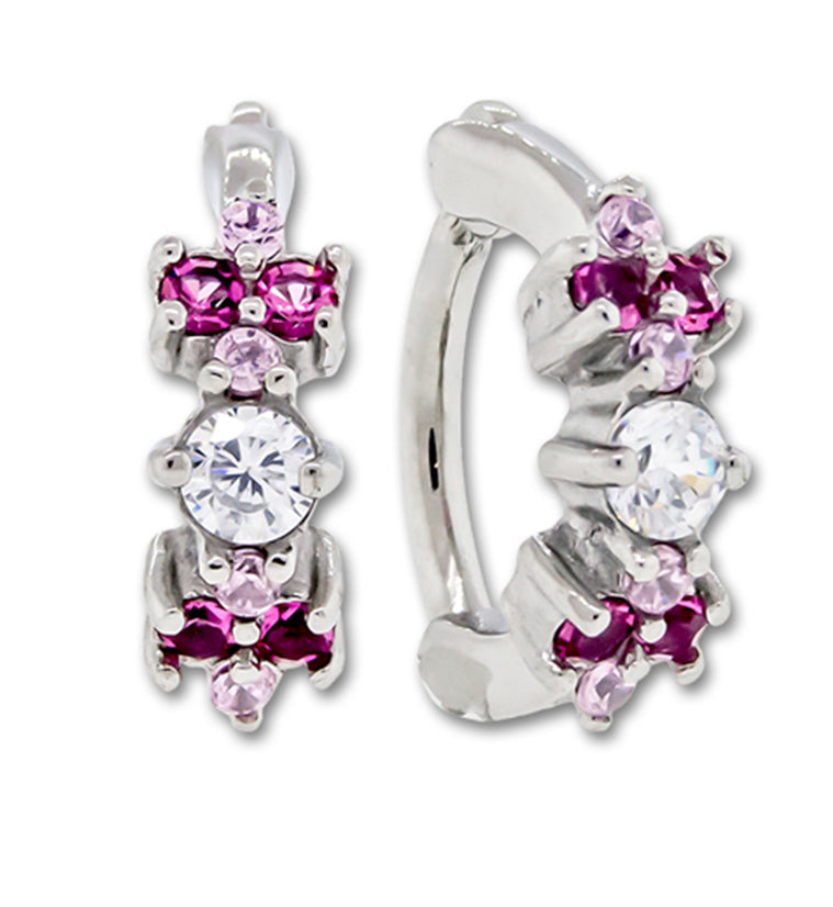 16G Multi Gem CZ Rook Clicker