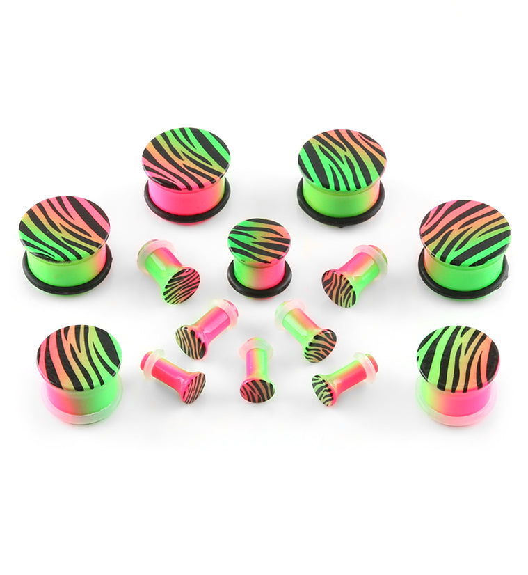 Neon Tiger Single Flare Plugs