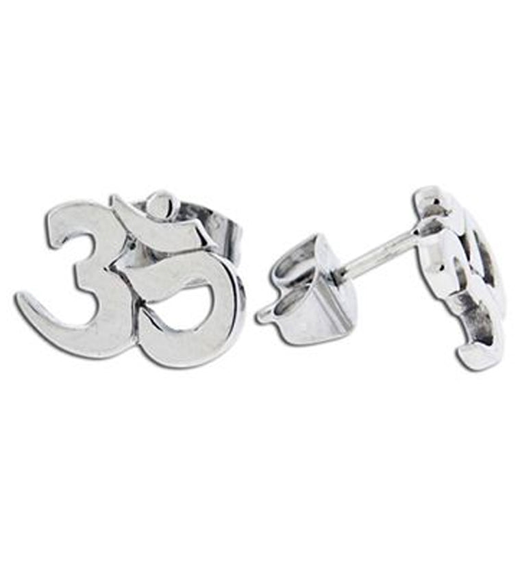 Ohm Stainless Steel Earrings