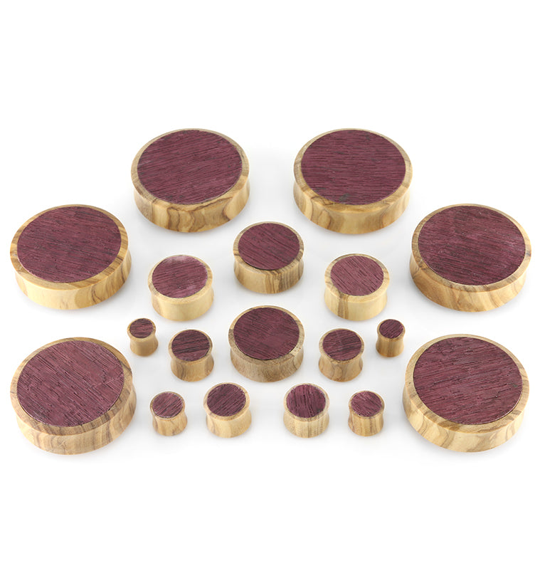 Olive Wood Plugs X Wine Barrel Inlays