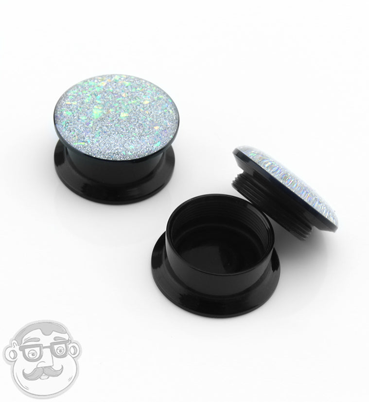 White Opal Shimmer Plugs
