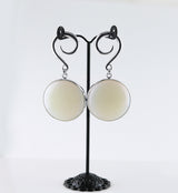 Grand Opalite Glass Hanging Ear Weights
