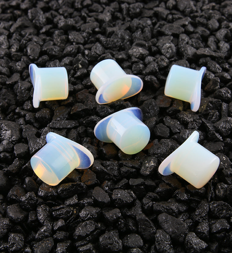 Opalite Glass Labret Plug