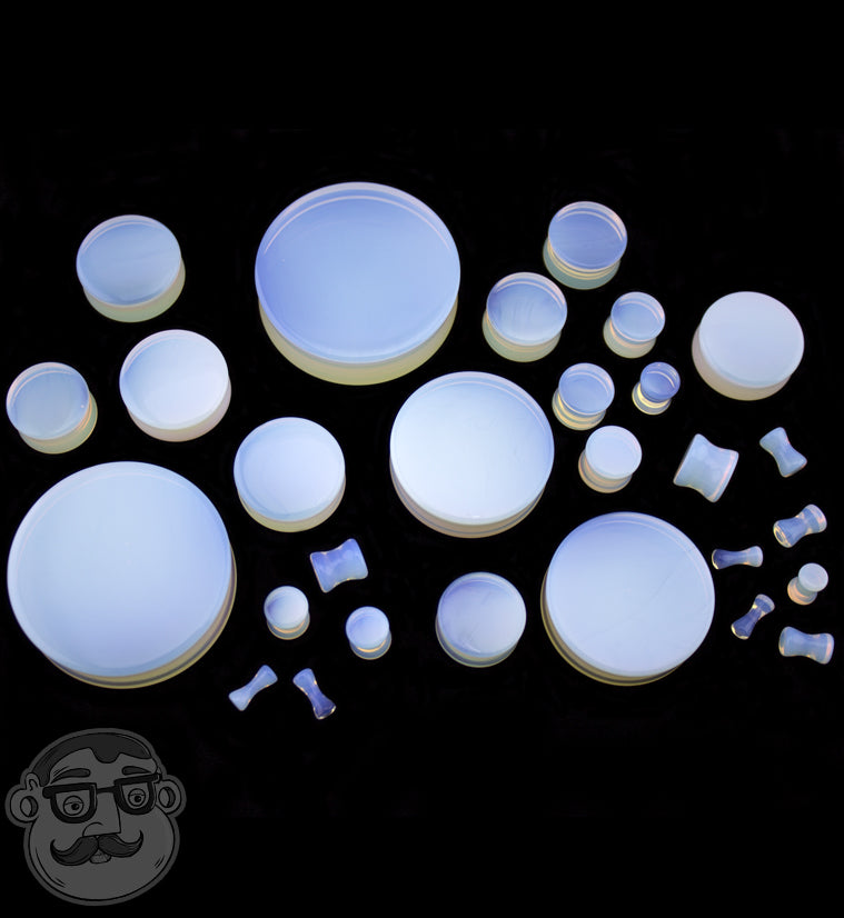 Opalite Glass Plugs