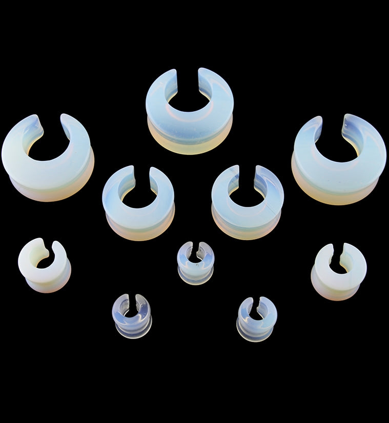 Opalite Glass Saddles