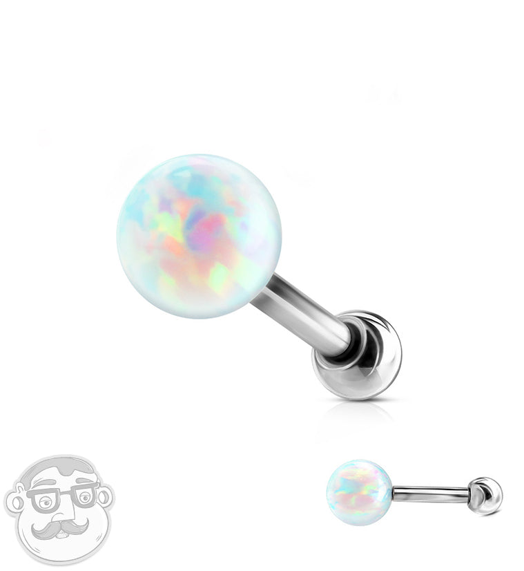 16G Opalite Tragus / Cartilage Barbell