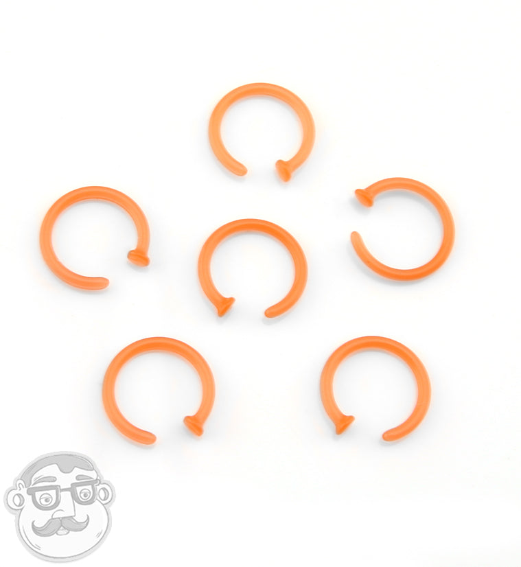 Orange Bioflex Nose Hoop Ring