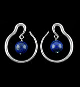 Lapis Lazuli Orbital Brass Ear Weights