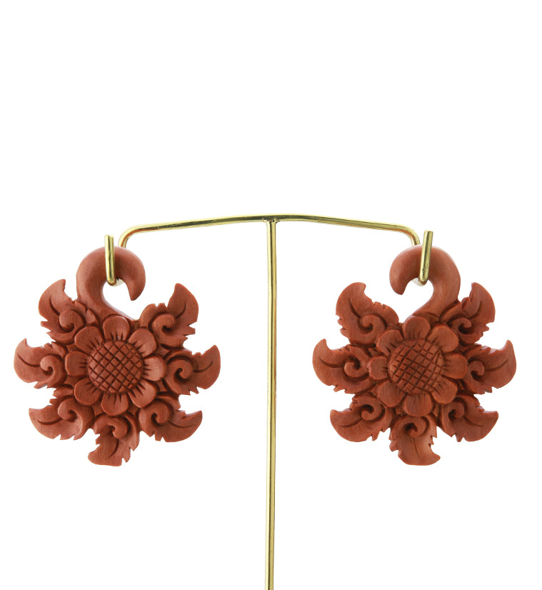 Tribal Flower Wooden Hangers