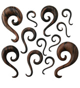 Areng Wood Tail Spirals