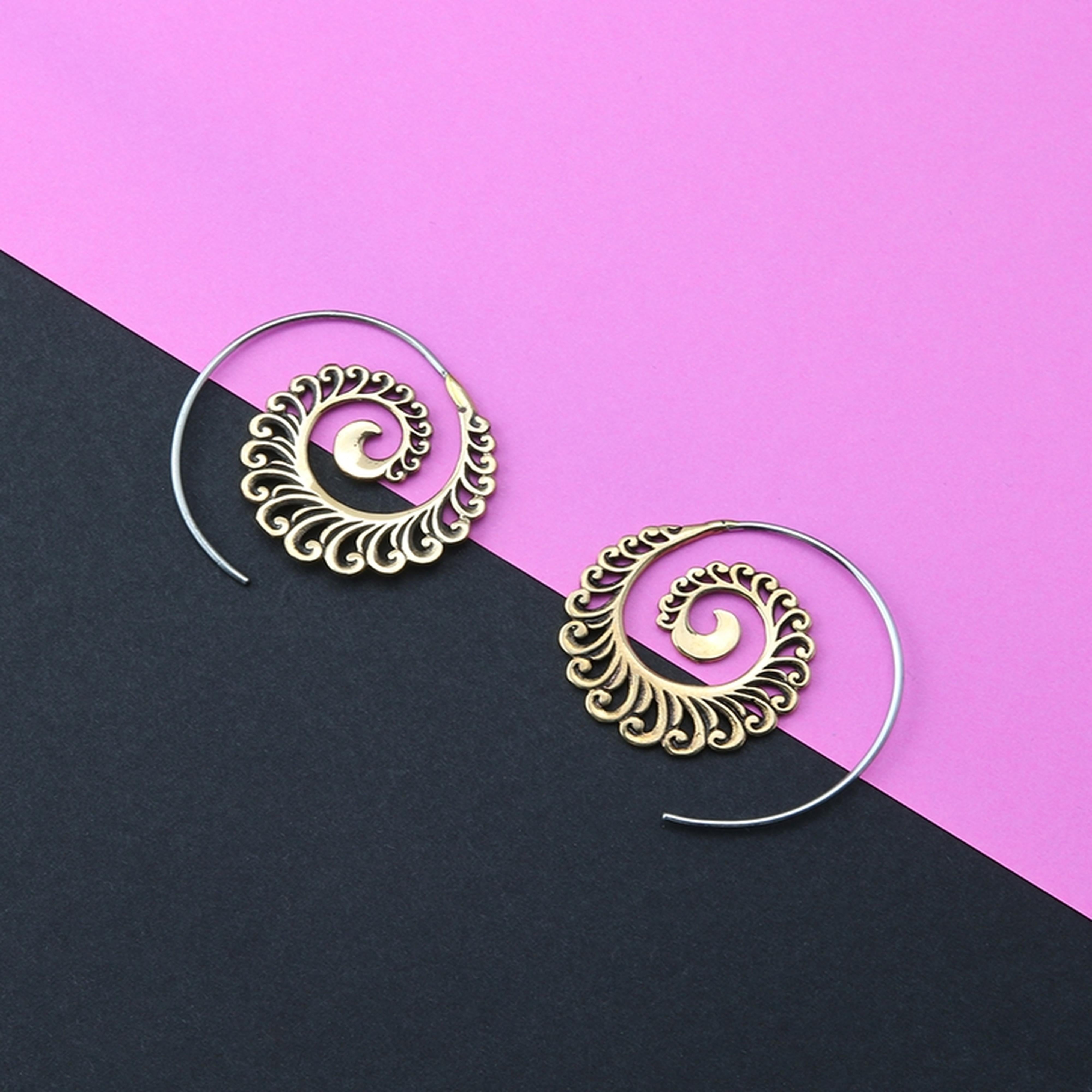 18G Ornamental Brass Spirals