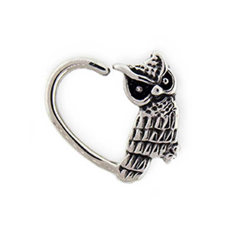 Owl Heart Seamless Ring