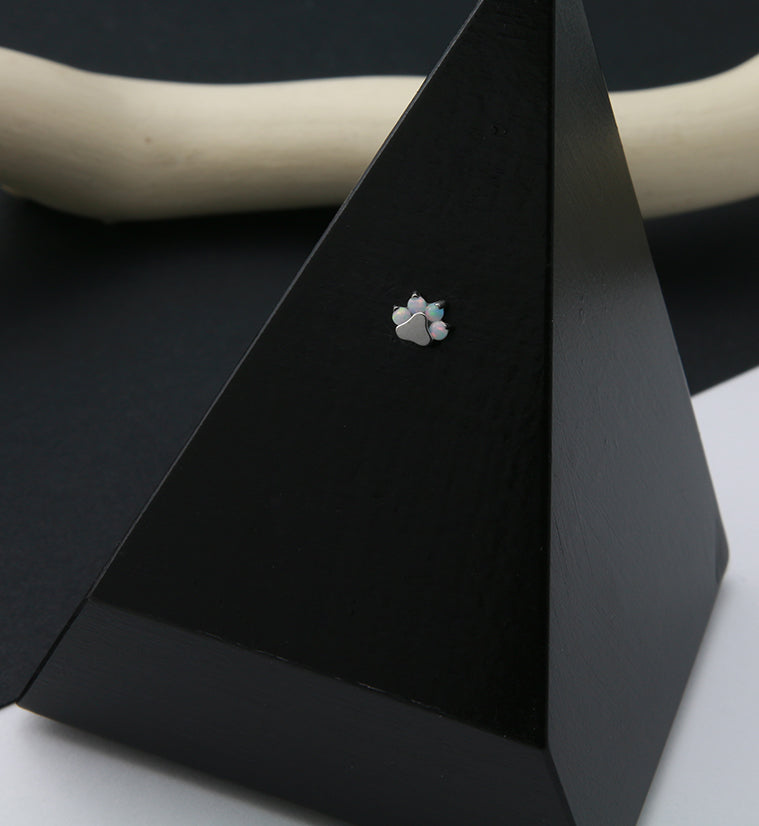 Paw Print Opal Cluster Threadless Top