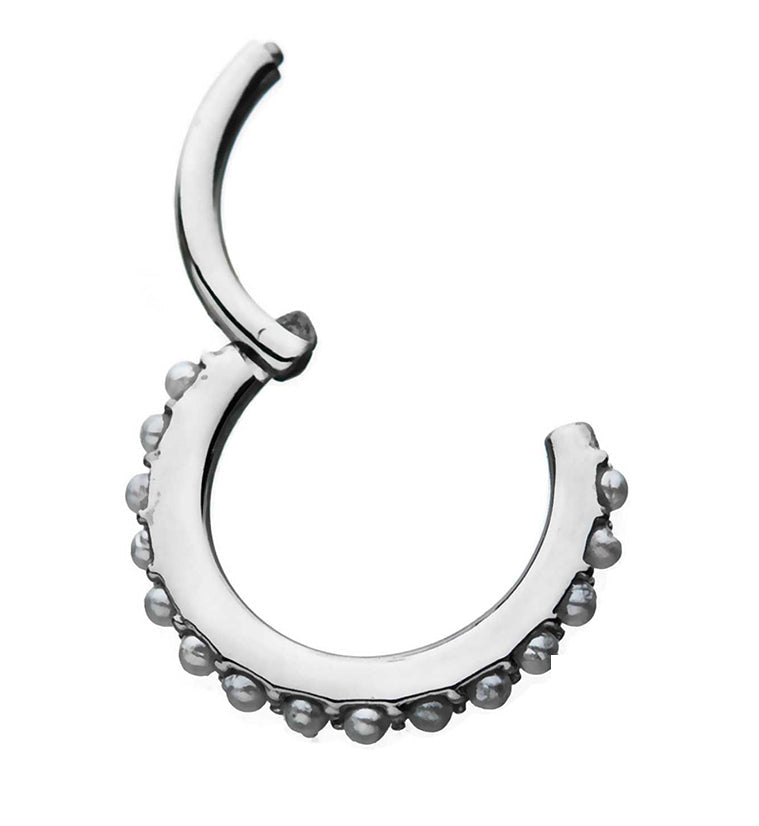 Pearl Rim Hinged Segment Ring