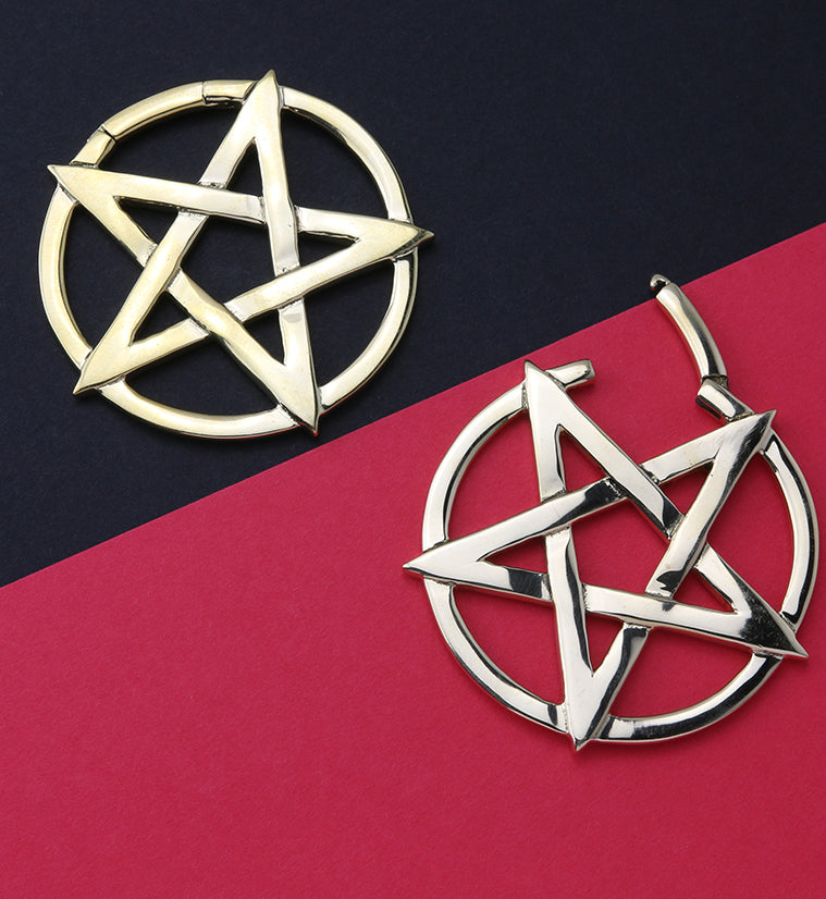 Pentagram Ear Weights
