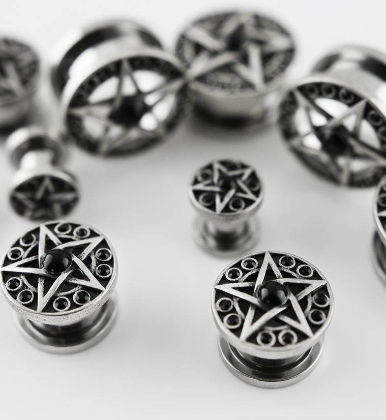 Pentagram Stainless Steel Tunnels