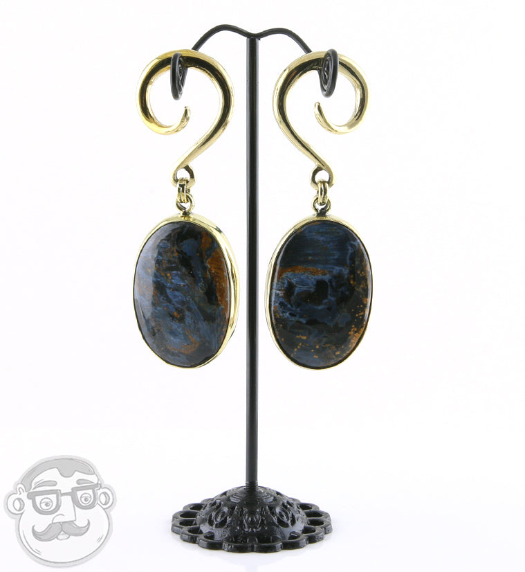 Pietersite Stone Ear Weights