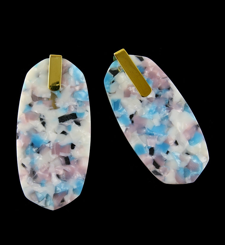 Oblate Pink & Blue Fructose Hangers