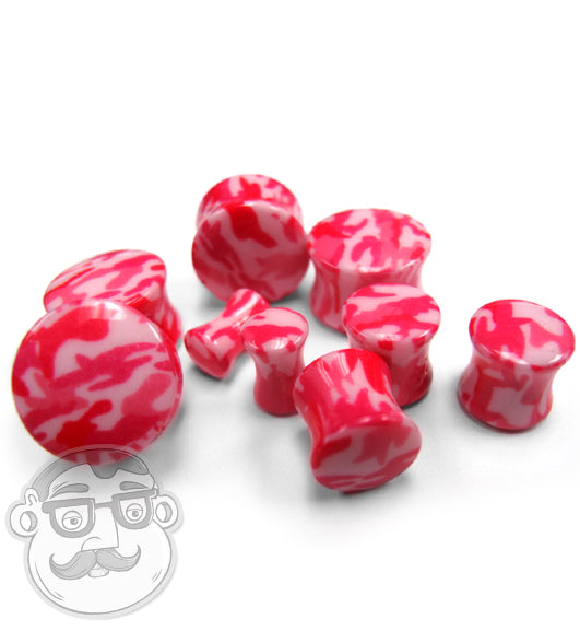 Pink Camouflage Plugs