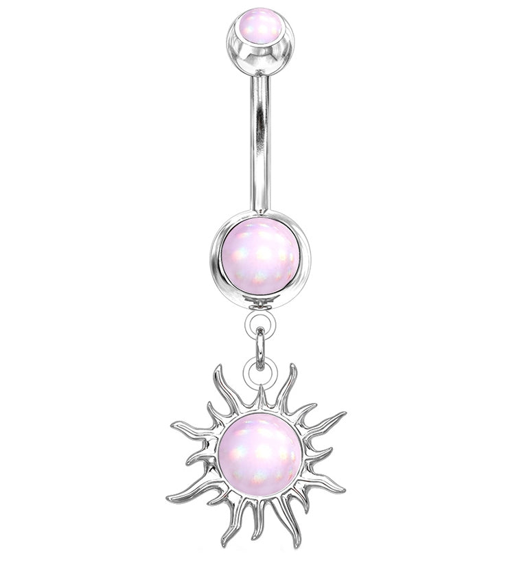 Blue Escent Solar Sun Belly Rings