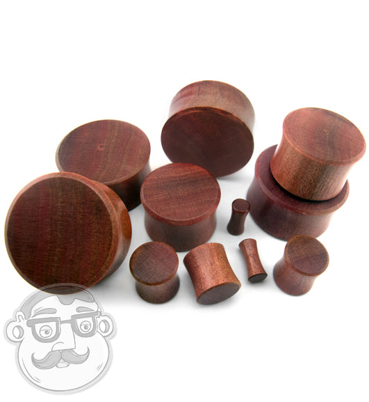 Pink Ivory Wood Plugs