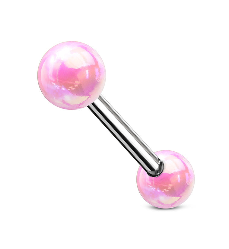 Pink Ory Stainless Steel Barbell