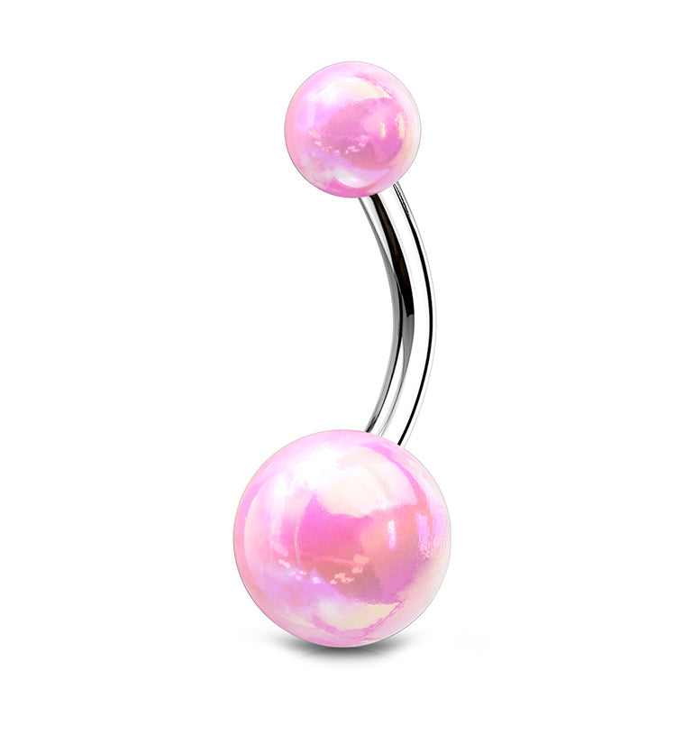Pink Ory Belly Button Ring